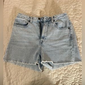 Light Wash Denim Shorts